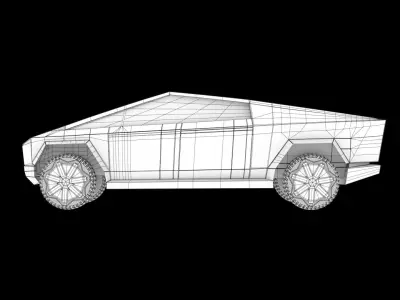 Tesla Cybertruck Model 3D model purchase