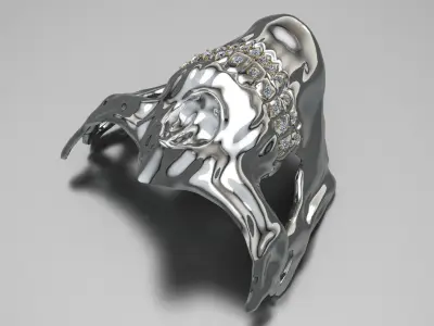 skull mask 3d model Free 3D print model