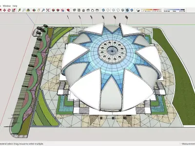 Sketchup Sport - Stadium 105 3D model