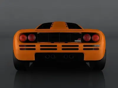 Mclaren F1 1993  Low-poly 3D model