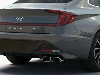 Hyundai Sonata 2020 3D model