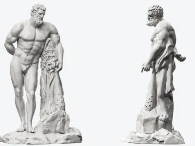 Heracles 3d Model statue of aphrodite 3D model