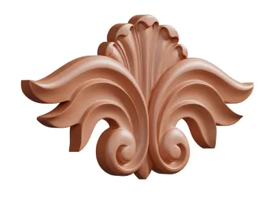 Decor molding 3D model purchase
