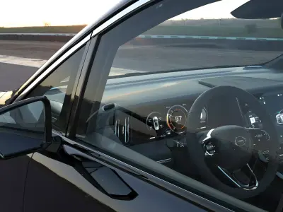 2023 GAC Trumpchi M8 Master Edition with interior Low-poly 3D model