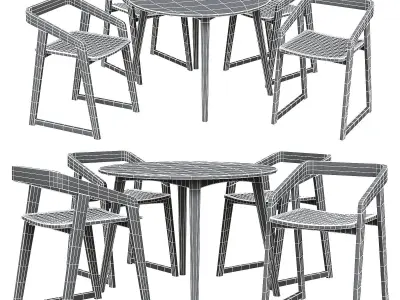 Experience ARM CHAIR 3d model Low-poly 3D model