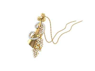 Full Pendent Set Like as Pendant Earring and Ring 3D print model