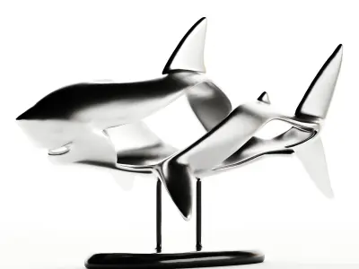 Decorative Abstract Sculpture 3D model