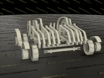 3d Printable Toy Car TC01 3D model