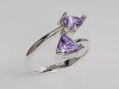 adjustable ring 3D print model