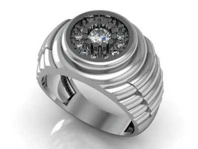 man ring 3D print model