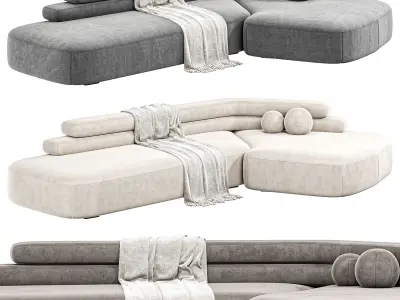 Rift Sofa By Moroso 3D model