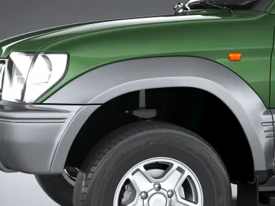 Toyota Land Cruiser J90 3door 1996 3D model