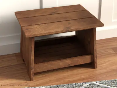 Seat Crates - 4k Textures 3D model