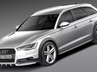 Audi A6 Allroad Quattro 2013 3D model