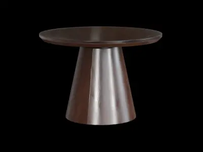 Ophelia Dining Table acacia veneer Low-poly 3D model