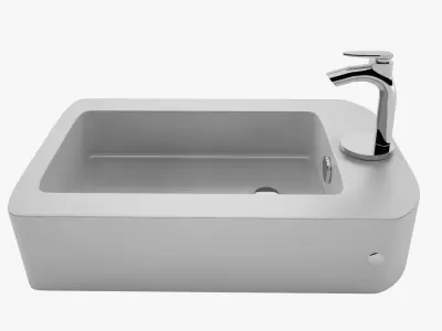 Bidet bathroom sink 3D model