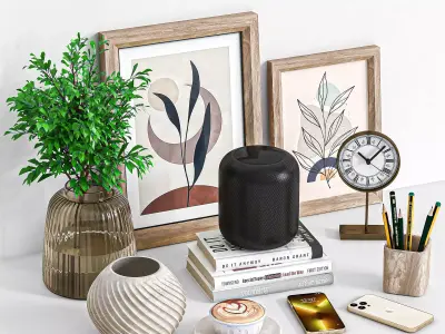 Decorative set 10 3D model