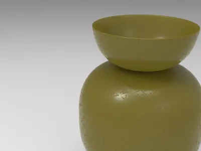 Nuly Vase Low-poly 3D model
