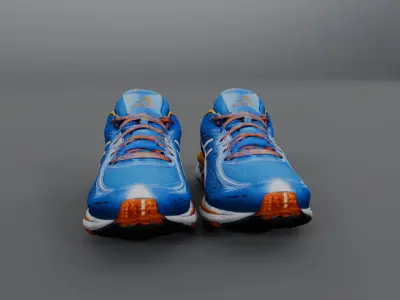 BLUE SPORTS TENNIS 3D model