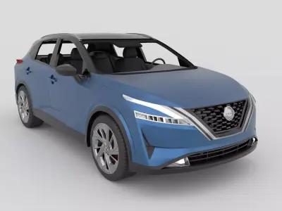Nissan Qashqai 2022 Ready to Print STL Files 3D print model
