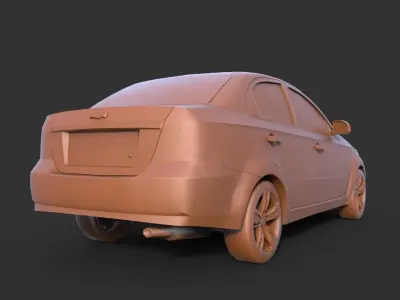 Chevrolet Aveo 3D print model