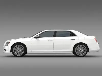 Lancia Thema 2014 LWB 3D model