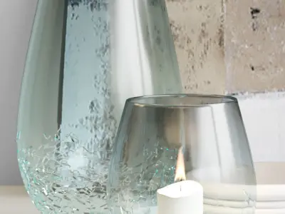 Set of decor for home or apartment 3D model