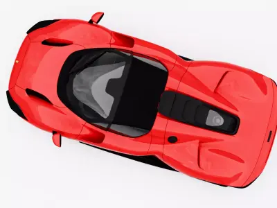 Ferrari Daytona SP3 2022 Low-poly 3D model