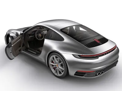 Porsche 911 992 Coupe 2019 3D model