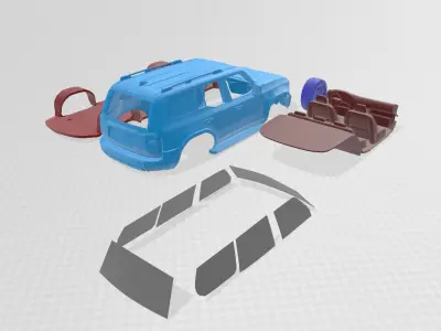 Toyota Land Cruiser 250 First Edition 2024 - Printable Model 3D print model