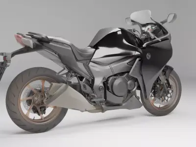 Honda Bike 1200f 3D model