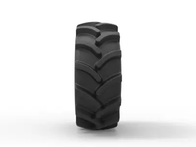 Wheel from Mud truck 3D print model