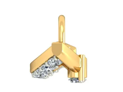 Solitaire Women Pendant 3dm STL OBJ FBX Renders Details 3D print model 84