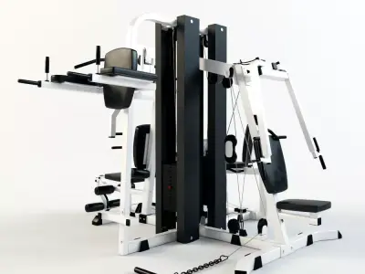 Multi Gym Machine 3D model