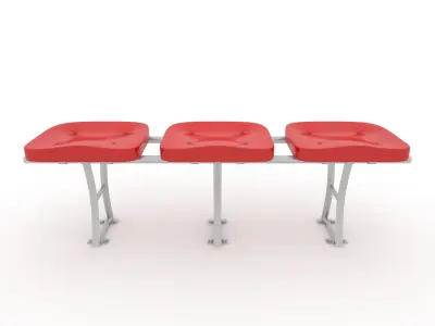 Stadium Seats 8 3D model