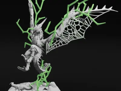 Astalos Wyvern Fan Art Monster Hunter 3D Print 3D print model