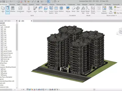  housing project 3D 3D model