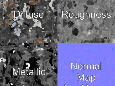 Compact Street Cleaning Machine 3D Model Low-poly 3D model