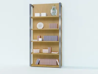 Book Shelf 3D model purchase