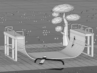 Skateboard Park 3D model