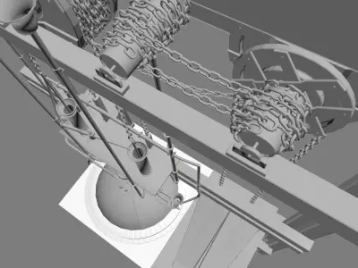 Ivan Polzunov steam engine 3D model