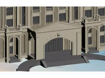 European Neoclassicism 3D model