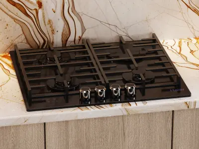 Modern kitchen 12 3D model