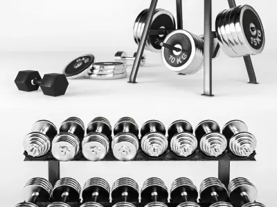 Sports equipment 3D model