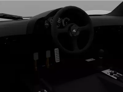 McLaren F1 1993 Realistic Game Ready Rigged Ready  Low-poly 3D model