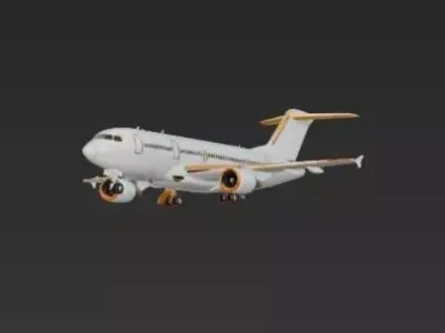 Luxury Private Jet Holiday Tour 3D Model Int 3D print model
