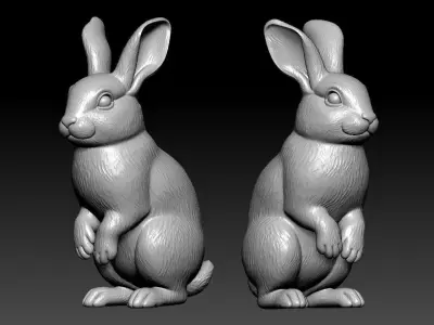 Rabbit rex model urban vibes 3D print model