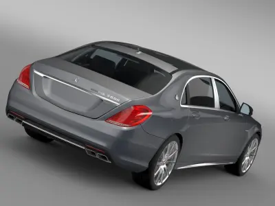   AMG Mercedes Maybach X222 2015 3D model