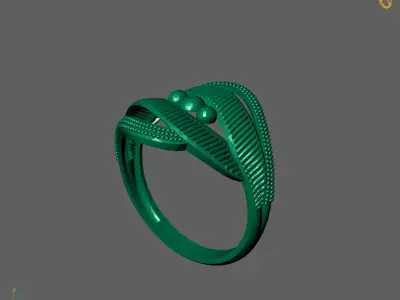 Women Plain Ring Ready STL Models Womens Ring 3d models 3D print model 45