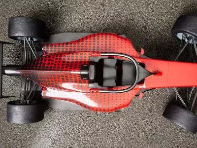 Tatuus F4 Racing Car High Detail PBR 3D Model Low-poly 3D model